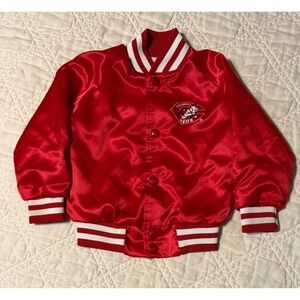 Chalk Line Cincinnati Reds Jacket Kids 3 Red Vintage 1992 Satin Bomber MLB